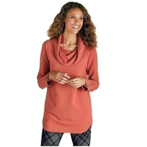 Soft Surroundings  Sz mediumValerie Cowl Neck Tunic